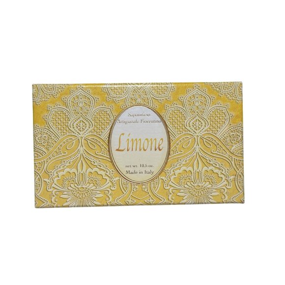SAPONIFICIO ARTIGIANALE FIORENTINO Limone Lemon Scented Soap 10.5 oz. - Picture 1 of 3